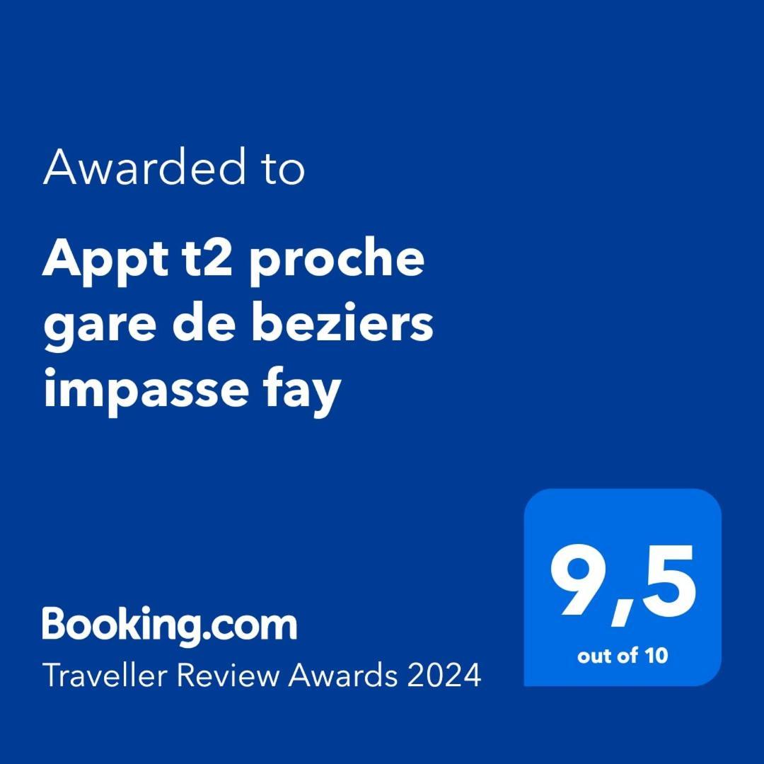 Appt T2 Proche Gare De Beziers Impasse Fay Apartamento Exterior foto